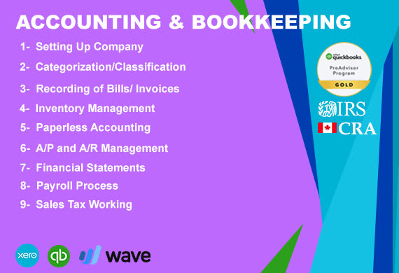 Gig Preview - Do bookkeeping in quickbooks online