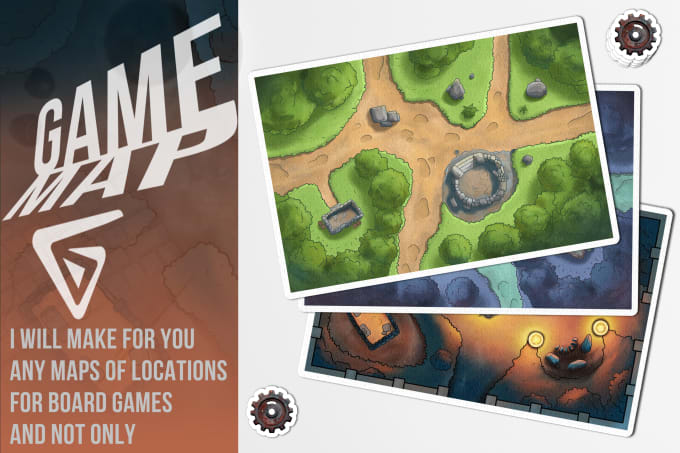 Bestseller - make for you any maps of locations for board games