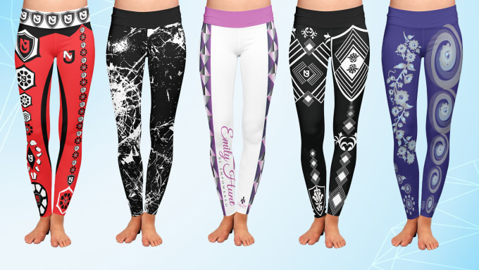 Gig Preview - Design beautiful leggings and yoga pants