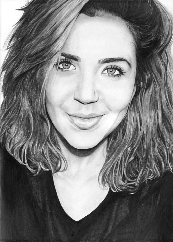 Gig Preview - Draw a realistic and detailed pencil portrait