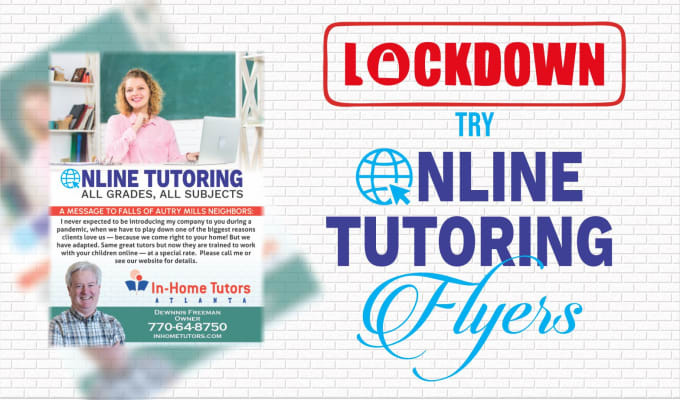 Gig Preview - Create back to school tutoring flyer