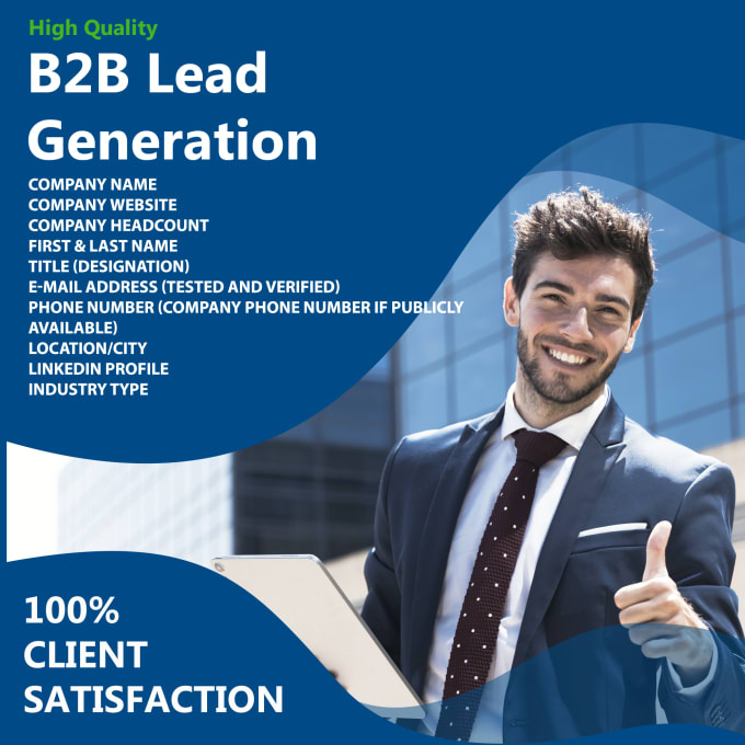 Gig Preview - Find niche targeted b2b leads, linkedin lead generation