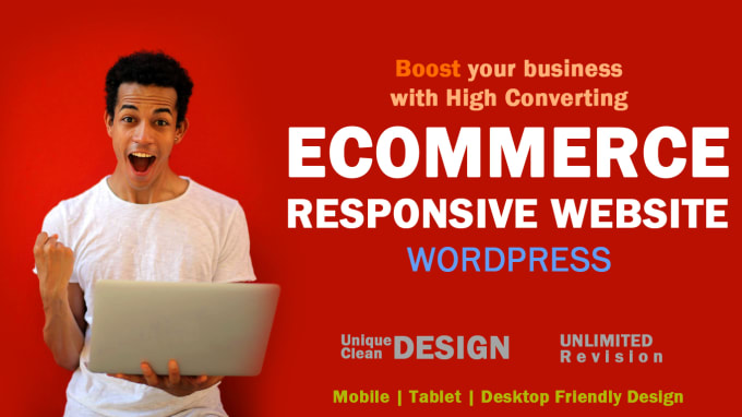 Gig Preview - Develop a responsive ecommerce website or web store