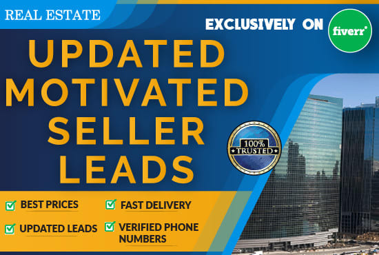 Gig Preview - Provide motivated seller real estate leads with skip tracing