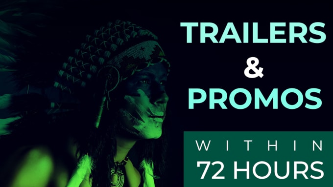 Gig Preview - Create professional 4k promos, trailers for any type of videos within 72 hours