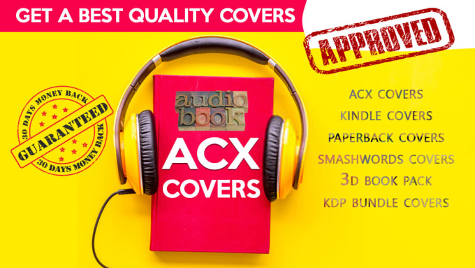 Gig Preview - Design professional audiobook covers ,  acx book cover