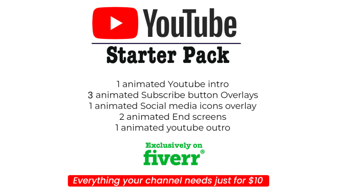 Custom Video Intro And Outro Services Youtube Intro Fiverr - getting the stylish animation pack in roblox youtube