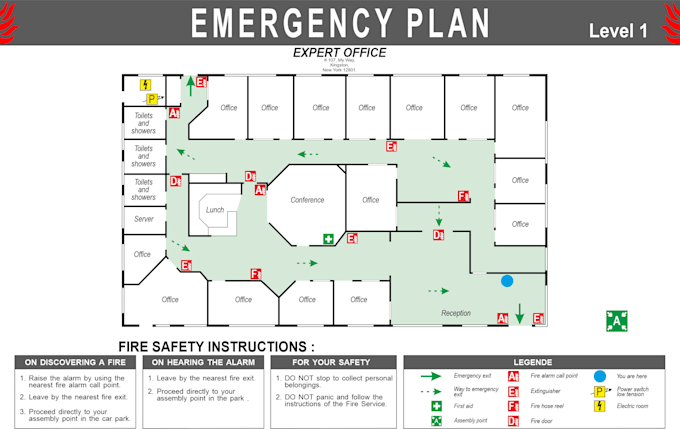 Gig Preview - Create your fire safety plan