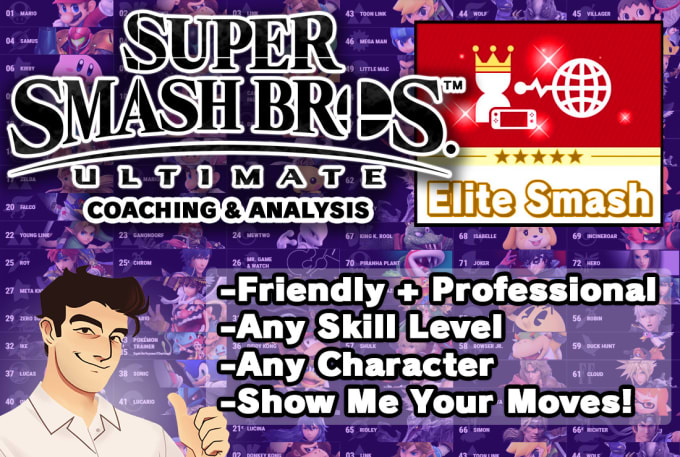 Gig Preview - Be your professional super smash bros ultimate coach