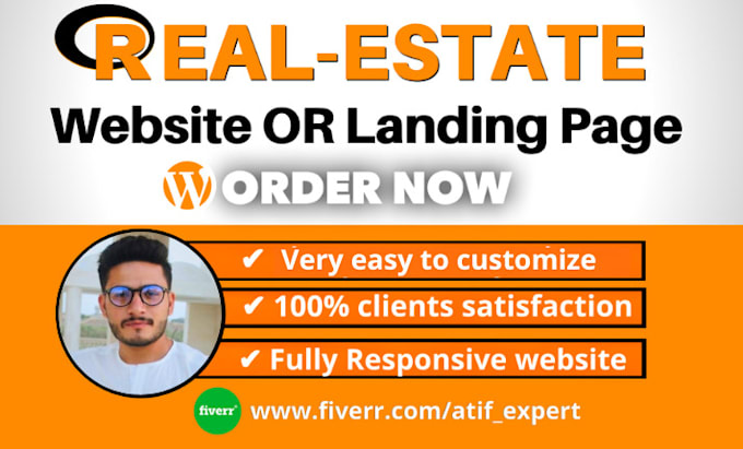 Bestseller - build a real estate investor landing page or website