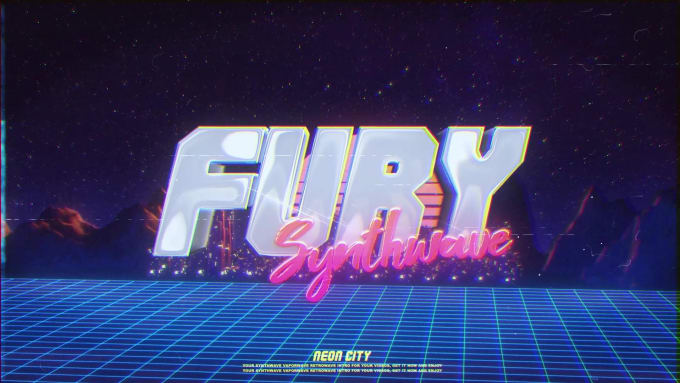 Gig Preview - Create a retro 80s logo intro for your channel