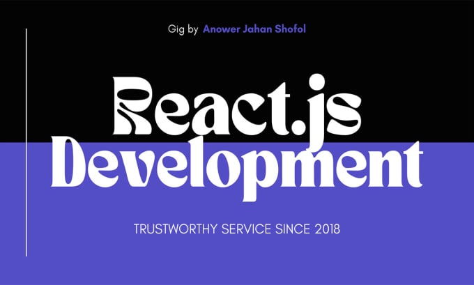 Gig Preview - Develop or fix any reactjs application