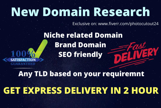 Gig Preview - Research new domain name for your business