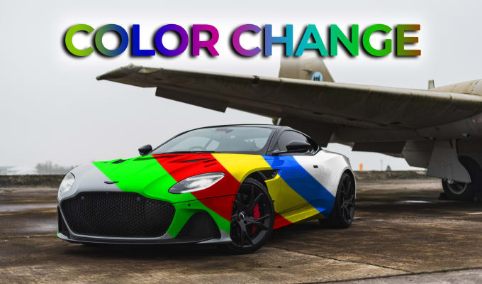 Gig Preview - Change color of your car in photoshop