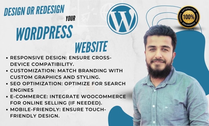 Gig Preview - Design responsive wordpress website with page builders