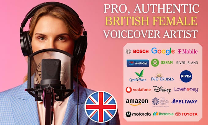 Bestseller - record and edit a professional, british female voice over