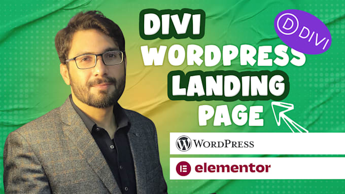 Gig Preview - Create a highly converting wordpress landing page or divi landing page