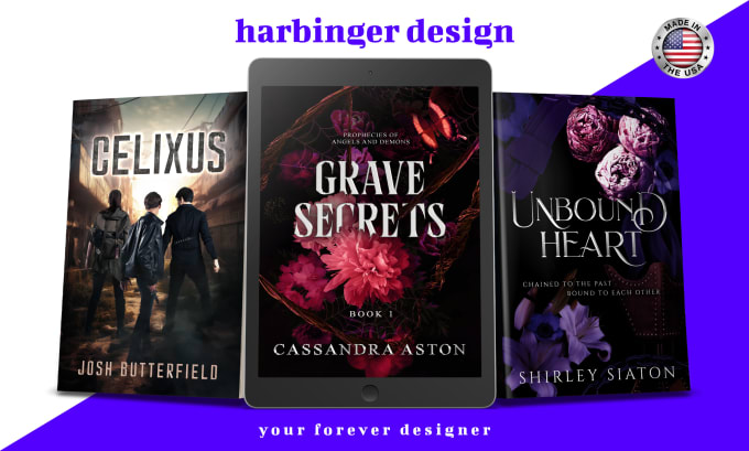 Bestseller - create your ebook and print book cover design for any genre