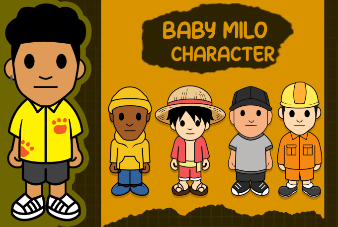 Gig Preview - Draw awesome baby milo character style potrait