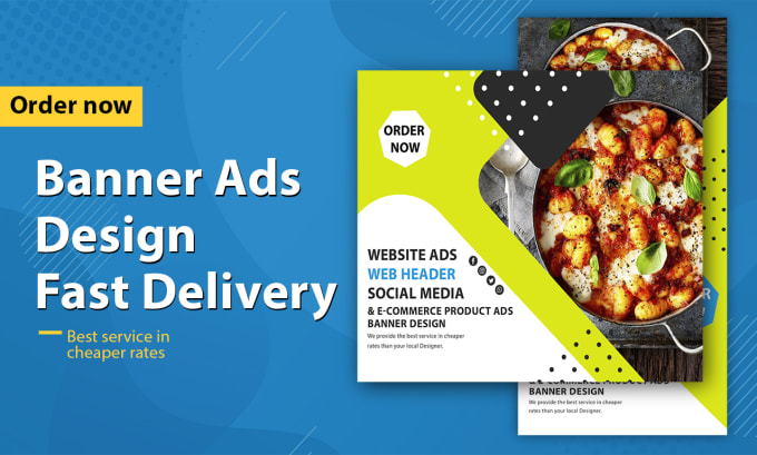 Gig Preview - Design website banner ads for online store