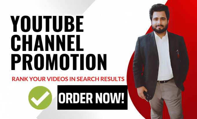 Gig Preview - Do youtube video SEO promotion for channel growth and ranking