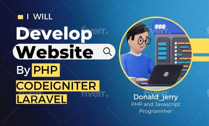 Bestseller - develop website by php ,codeigniter,laravel