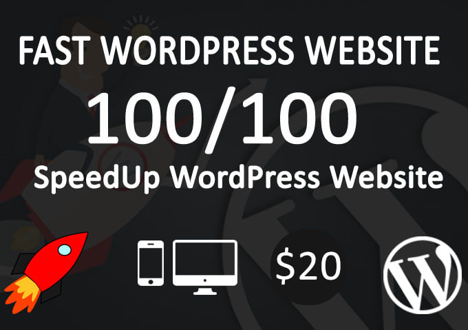 Gig Preview - Do wordpress speed optimization with gtmetrix page speed