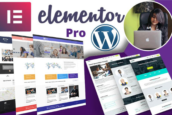 Gig Preview - Design your wordpress website using elementor pro