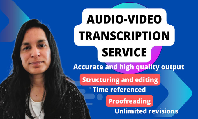 Gig Preview - Transcribe audio and will do video transcription