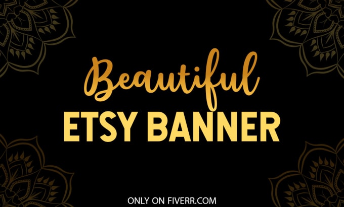 Bestseller - do professional etsy banner design for store