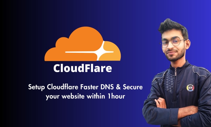 Gig Preview - Secure your website with cloudflare, fix email, SSL, and dns issues