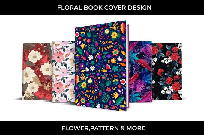 Gig Preview - Make beautiful floral pattern book cover design