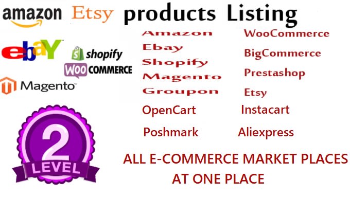 Gig Preview - Do product listings on ebay amazon shopify etsy