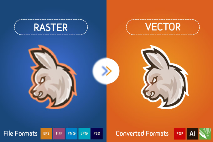 Gig Preview - Convert your logo and image to vector ai, eps, svg