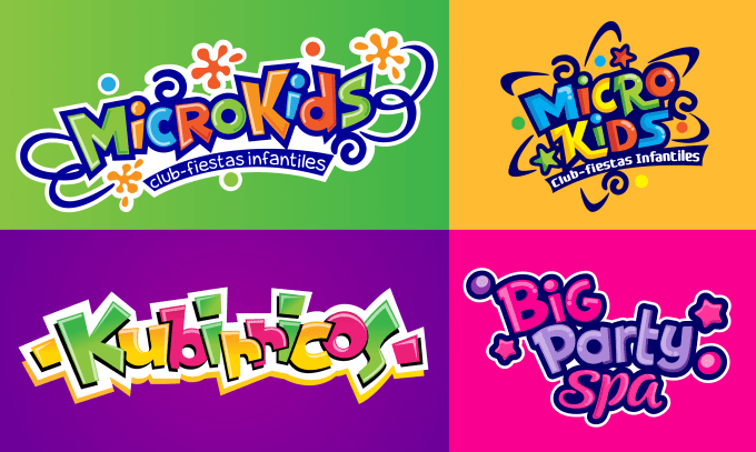 Gig Preview - Design a fun colorful logo for kids, children or baby brands