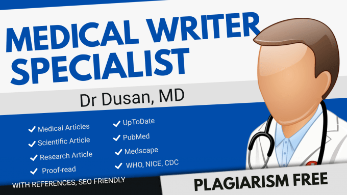 Bestseller - write medical and healthcare article as I am a licenced medical doctor