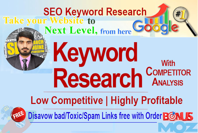 Gig Preview - Do excellent SEO keyword research and competitor analysis