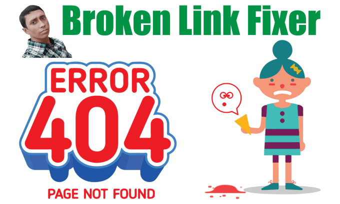 Gig Preview - Fix 404 pages, 301 redirect, or broken links on your website