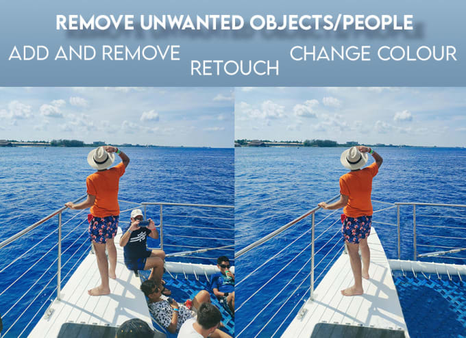 Gig Preview - Remove and edit unwanted objects or people from your images