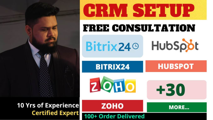 Bestseller - setup zoho crm,zoho one,hubspot, bitrix24,bitrix,crm