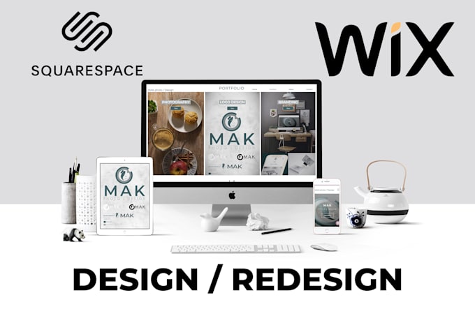 Bestseller - design and redesign wix and squarespace website