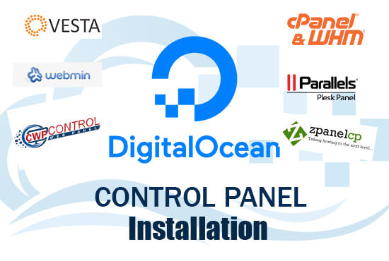 Gig Preview - Install control panel on digitalocean droplet