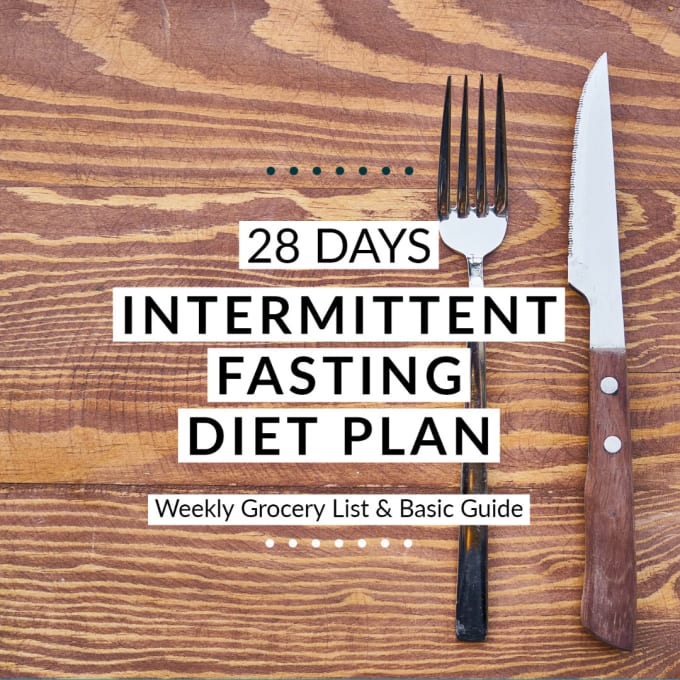 Gig Preview - Create an intermittent fasting diet plan with recipes