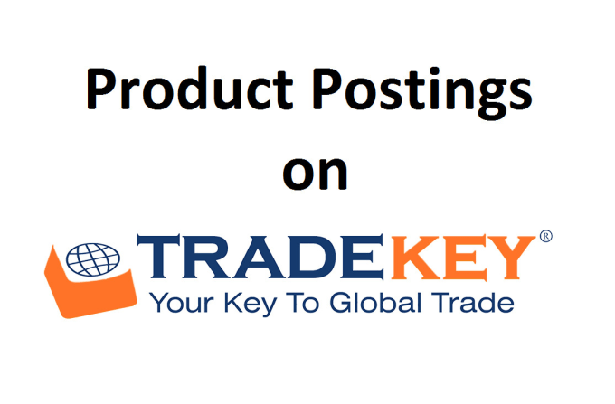 Gig Preview - Do product listings on tradekey, alibaba and all b2b