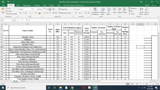 Gig Preview - Do data entry,data collection and data analysis