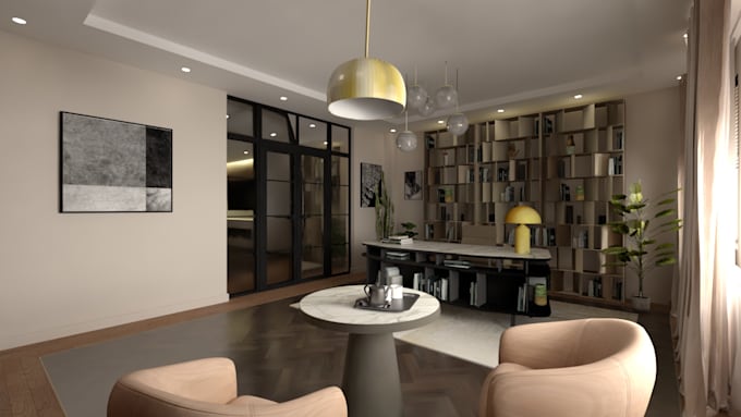 Gig Preview - 3d interior and realistic rendering