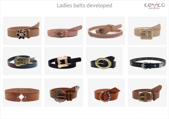 Gig Preview - Design fashion belts and accessories