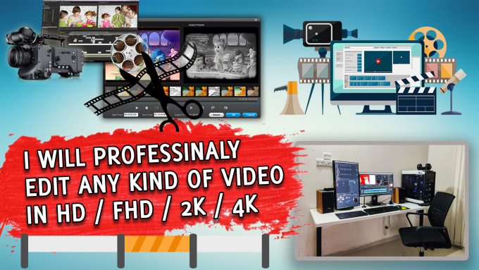 Gig Preview - Professionally edit any kind of video in fhd 2k 4k