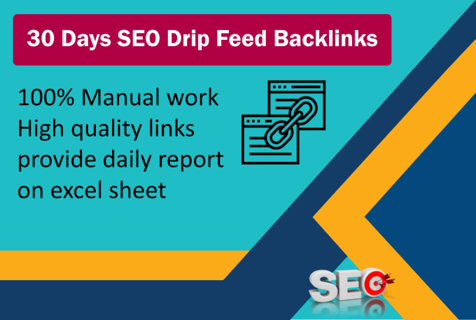 Gig Preview - Submit 30 days drip feed SEO backlinks for a daily update