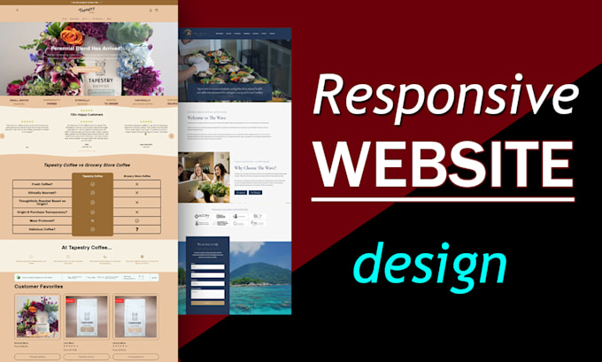 Gig Preview - Build responsive wordpress website design for your business